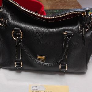 Dooney And Bourke Black Leather Sorento  Handbag, Wallet, Purse, Protector